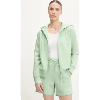 Dámská mikina Mikina Guess ALLIE dámská, růžová barva, s kapucí, s potiskem, V3RQ11 K7UW2 V3RQ11.K7UW2 07X, vel. M