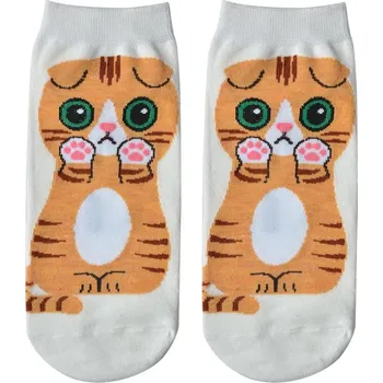 Dámské ponožky Clayre & Eef - Vtipné ponožky jedné velikosti CAT JZSSK0010