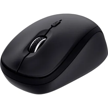 Myš Trust YVI plus MULTI-DEVICE WIRELESS MOUSE BLACK myš, přenos bezdrátový, Bluetooth®, USB, 3 tlačítko, černá
