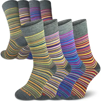 Pánská móda Northman Linje Merino 4-pack Velikost: 45-47 Mix barev2 Společenské Merino Ponožky (sada)