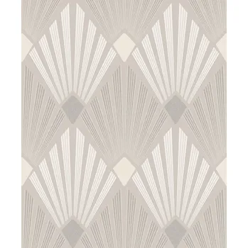 Tapeta Masureel Vliesová tapeta na zeď, béžová, grafická, Art Deco, HAV402, The Texture Book, Masureel, velikost 10,05 x 0,53 m