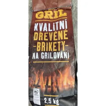 Dřevěné brikety na grilování 2,5kg