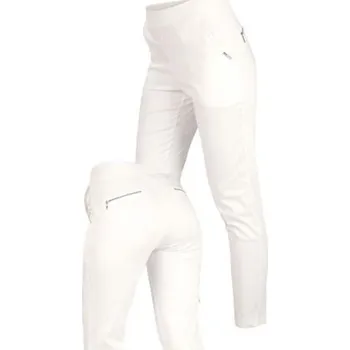 Dámské kalhoty Dámské kalhoty do pasu Litex 5E111 bílá M