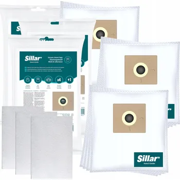 Obraz Syntetický náhradní sáček do vysavače 12 ks Sillar