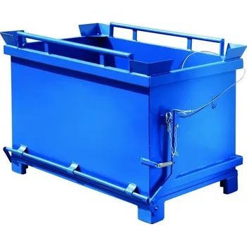 Skladový kontejner Pevný kontejner s výklopným dnem a madlem 1500 l