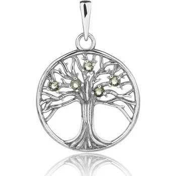 Řetízek Šperky Jan Kos Jan Kos jewellery Stříbrný přívěsek s vltavínem 32106287