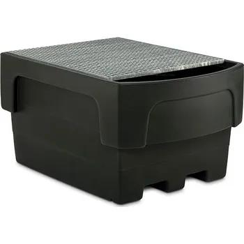 jímka Plastová záchytná jímka pod IBC s pozink roštem s plnícím nástavcem