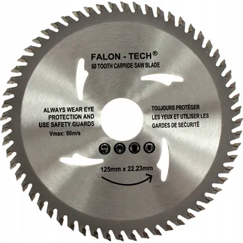Řezný kotouč Řezací kotouč Falon-Tech pro dřevo a desky 125 mm