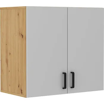 Kuchyňská skříňka LEMPERT Horní skříňka Malta 104 - dub artisan / světle šedá