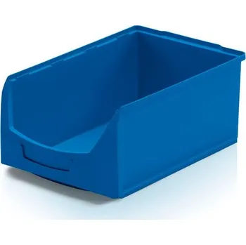 Plastový zkosený box, do 40 kg MODRÝ