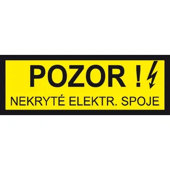 Pozor! Fólie, aršík 84 ks, 3,8 x 1,5 cm