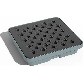 jímka Záchytná plastová vanička s roštem, šedá 10 l