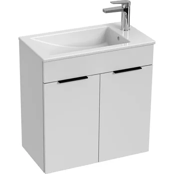 Koupelnový nábytek JIKA Cube - skříňka, vč. umyvadla 600x340 mm, 2 dveře (H453631176...1) Barva: Jasan