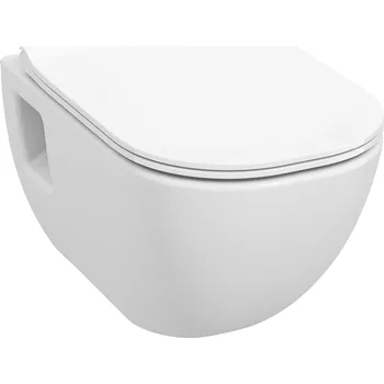 Klozet JIKA Mio - závěsný klozet, Rimless, viditelné uchycení, horizontální odpad (H820716...0001) Barva: Bílá - JIKAperla