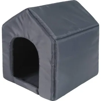 Pelíšek pro psa Bouda O´LALA PETS Economy 42x36x42cm šedá
