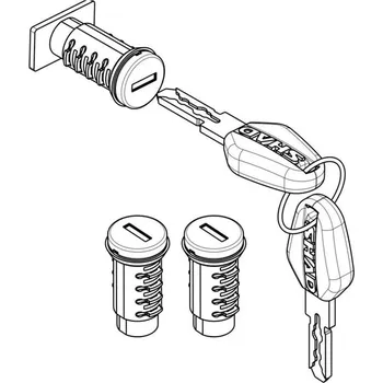 Zavazadlo na motocykl Replacement locks & keys shad terra d1trbor