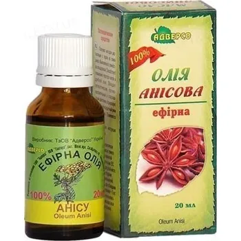 Adverso Olejíček Anýzový, 100% Přírodní Adverso, 20 ml