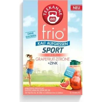 TEEKANNE FRIO OVOCNÝ LEDOVÝ ČAJ SPORT GRAPEFRUIT A CITRON + ZINEK 45g NĚMECKO!