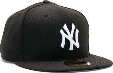 Kšiltovka New Era - MLB Basic 59FIFTY - NY Yankees - Black / White velikosti fitted caps 7 1/2 (59.6 cm)