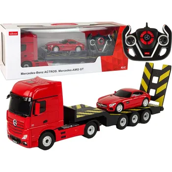 RC model auta Rastar Odtahový vůz R/C Mercedes-Benz 1:26 Červený