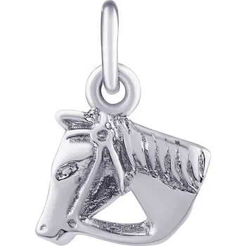 Šperk Stříbrný přívěsek - hlava koně