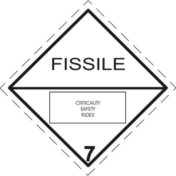 Značka ADR č. 7E, magnetická fólie 1,5 mm (25 x 25 cm)