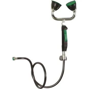 Sprchový set Ruční bezpečnostní oční sprcha s flexibilní hadicí, dvojitá