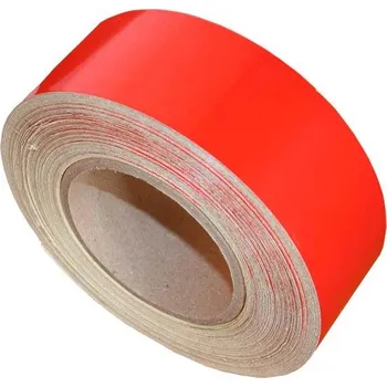 parkovací zábrana Označovací výstražná reflexní páska červená (50 mm x 15 m)
