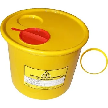 Odpadkový koš Klinik box – nádoba na medicinální odpad - obsah 10 l