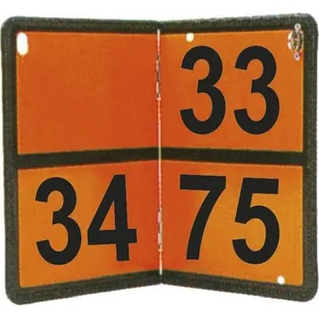 Tabulka jednoúčelová s lisovanými čísly, skládací 33/3475 (40 x 30 cm)