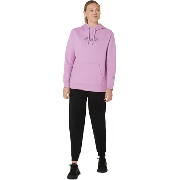 Dámská mikina Dámská sportovní mikina přes hlavu Asics LOGO OTH HOODIE W růžová 2032C845-701 - S | UK 9 | US 11