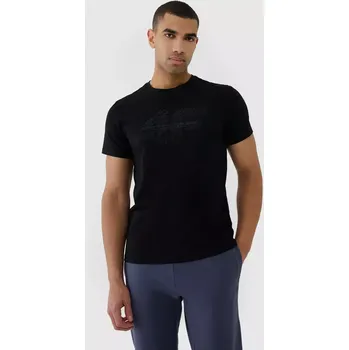 Pánské tričko 4F Pánské tričko 4FWSS25TTSHM2004 černé