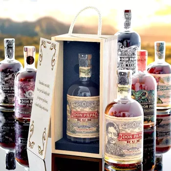 výroba alkoholu Rum Don Papa v Dárkové Kazetě Standardní víko