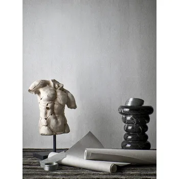 Tapeta Masureel Vliesová tapeta na zeď, bílo-šedá, CAB902, The Texture Book, Masureel, velikost 10,05 x 0,53 m