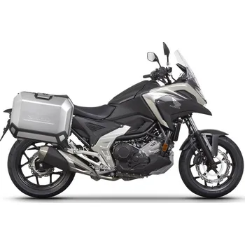 Zavazadlo na motocykl Kompletní sada bočních hliníkových kufrů SHAD 130.kitTERRAside-45 TERRA 47L/47L, včetně montážní sady SHAD HONDA NC 750 X 2021-