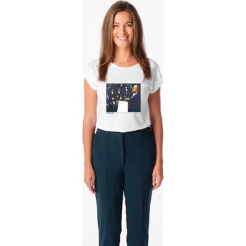 CityZen - SMETANA Dámské tričko ALTA bílé 40