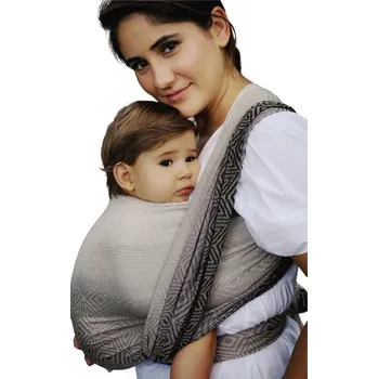 Šátek na nošení dítěte Šátek na nošení dětí tkaný Little Frog Velikost M