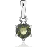 Šperky Jan Kos Jan Kos jewellery Stříbrný přívěsek s vltavínem 32106269