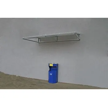 Přístřešek na popelnici Stříška nad vchod 2100 x 1100 x 260 mm
