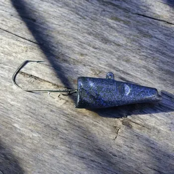 Rybářský háček RYVALURES-JIG HLAVA POLAK VMC 100G-6/0 BLACK MAGIC 5 KS