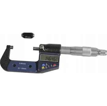 Elektronický mikrometr 25 - 50 mm, rozlišení 0,001 mm