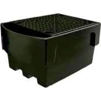 jímka Plastová záchytná jímka pod IBC s plastovým roštem s plnícím nástavcem