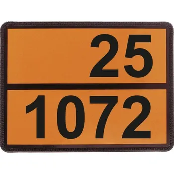 Tabulka jednoúčelová s lisovanými čísly 25/1072