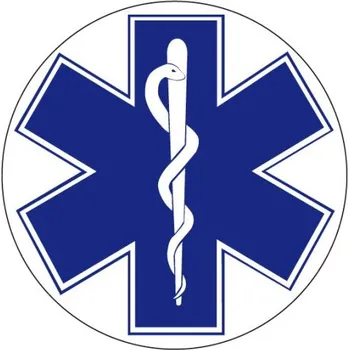 Značení Hvězda života, Reflexní fólie Ø 40 cm