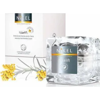Masážní přístroj Nikel Nikelift Krém proti vráskám s pomerančem, květem slaměnky, sezamovým olejem a vitamínem. E, 50ml