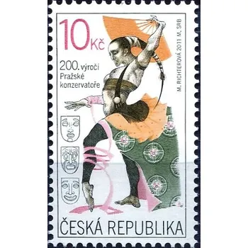 Poštovní známka Česká pošta (2011) č. 679 ** - Česká republika - 200. výročí výuky na Pražské konzervatoři