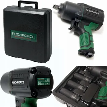 Rockforce Pneumatický rázový utahovák 1450 Nm 1/2" s dvojitým kladivem