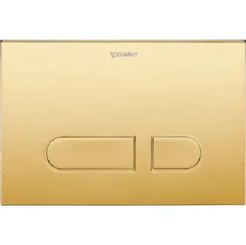 Splachovací tlačítko Duravit DuraSystem - Ovládání splachování, zlatá WD5001341001