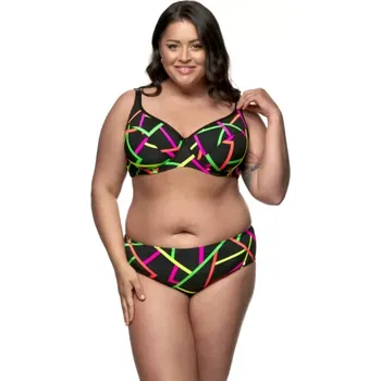 Dámské plavky Neon P26 - plavková podprsenka Fantasy, 85 G, tisk neon