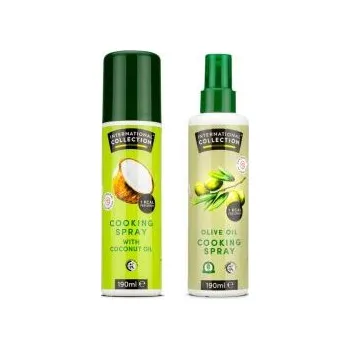 Rostlinný olej International Collection Cooking Spray oil 190ml - with Coconut oil